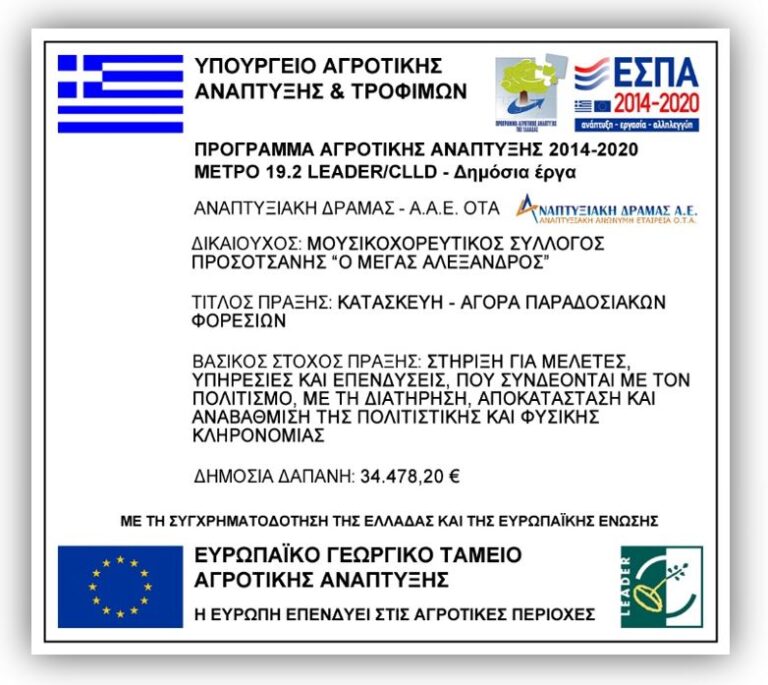Πινακίδα έργου δημόσιου χαρακτήρα